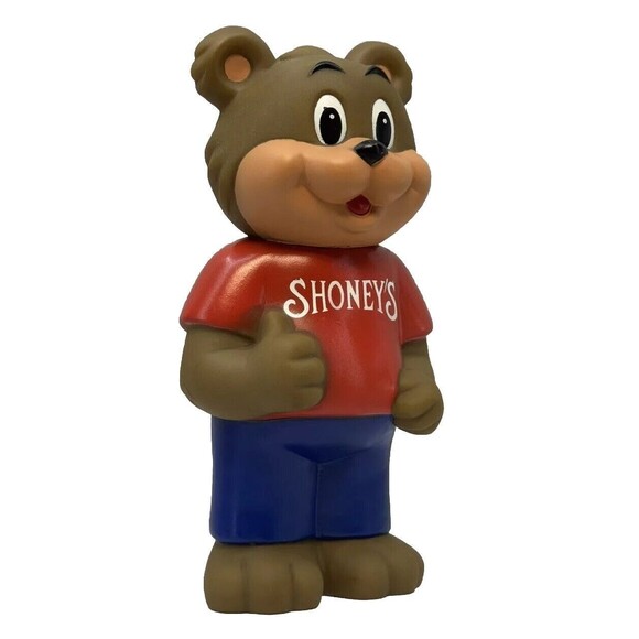 Vintage 1993 Shoney’s Restaurant Bear Coin Bank Restaurant Advertisement - Picture 2 of 12